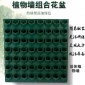 立体绿化工程花盒塑料植物墙花盆户外绿化垂直植物墙